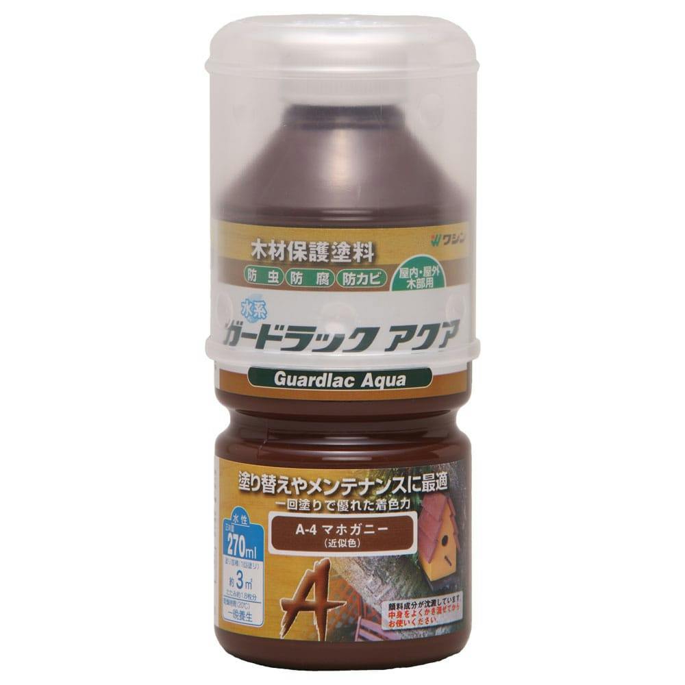 ガードラックアクア マホガニー 270ml 木部塗料 ガードラックアクア マホガニー 270ml 木部塗料