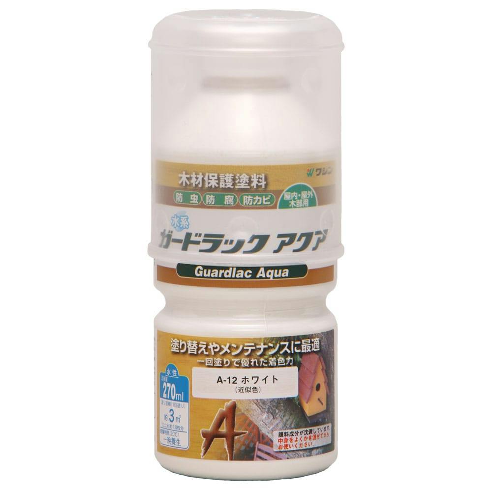 ガードラックアクア ホワイト 270ml 木部塗料 ガードラックアクア ホワイト 270ml 木部塗料