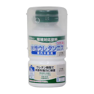 水性ウレタンニス つや消し 屋内木部用 つや消しホワイト 130ml