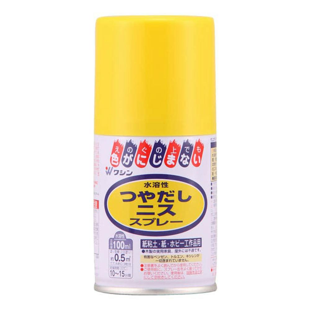 水溶性 つやだしニス スプレー 100ml | ペンキ（塗料）・塗装用品 通販