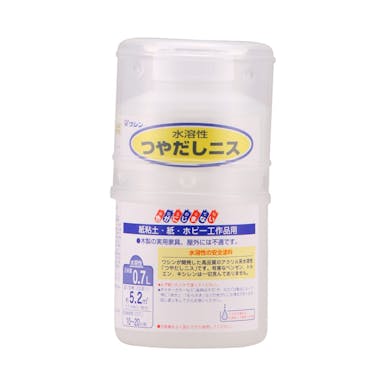 和信ペイント 水溶性 つやだしニス 0.7L【別送品】