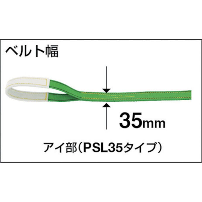 【CAINZ-DASH】丸善織物 ポリエステルスリングライト　３５ｍｍｘ１．５ｍ PSL35-15【別送品】