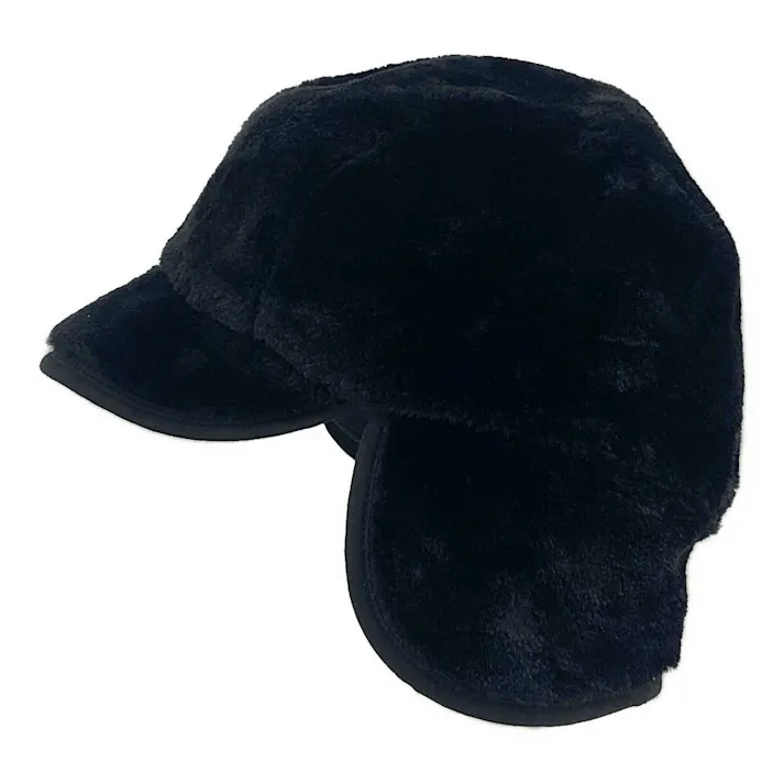 耳付き外ボアキャップ 黒