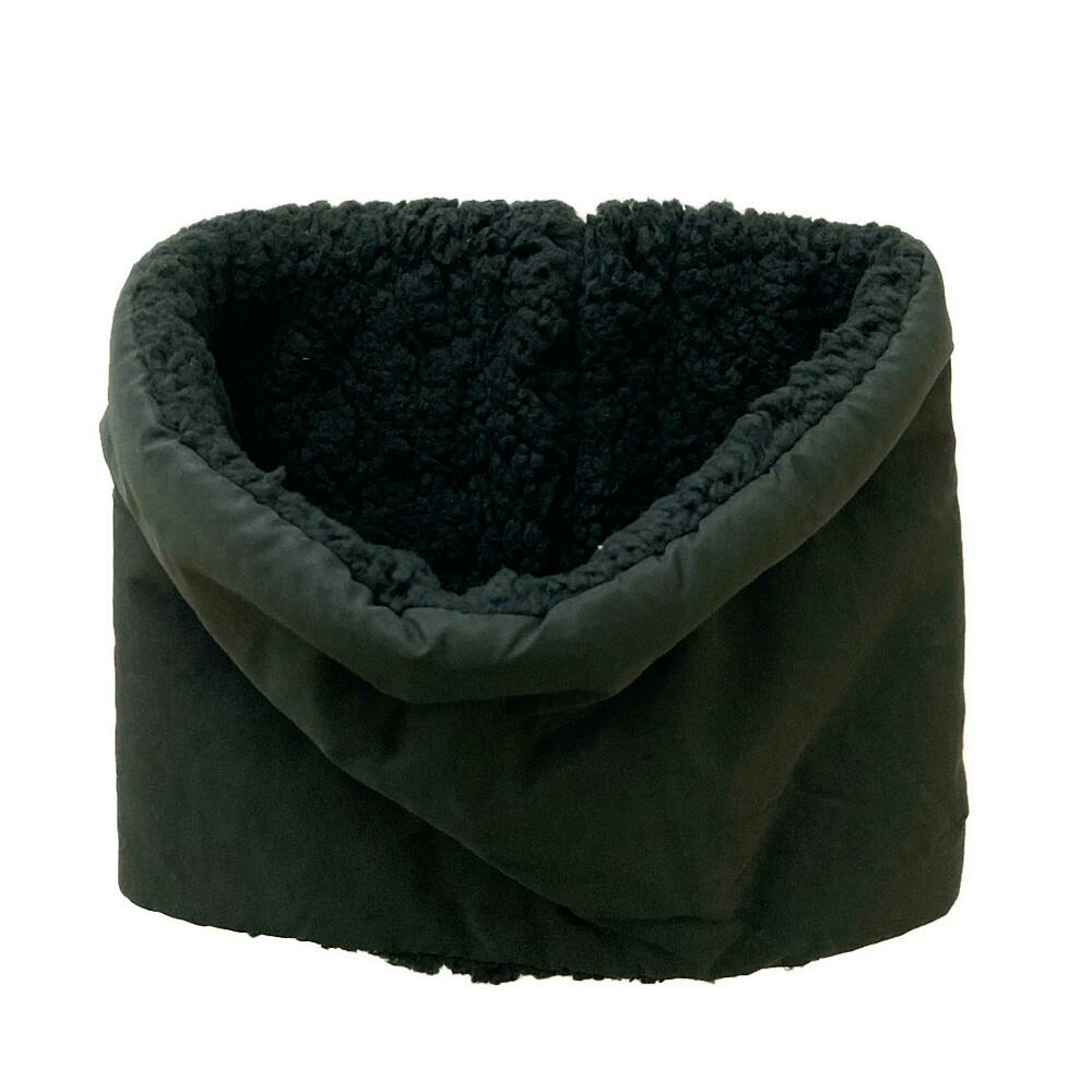 防寒中綿入り 裏ボア ネックウォーマー ワイドタイプ 男女兼用