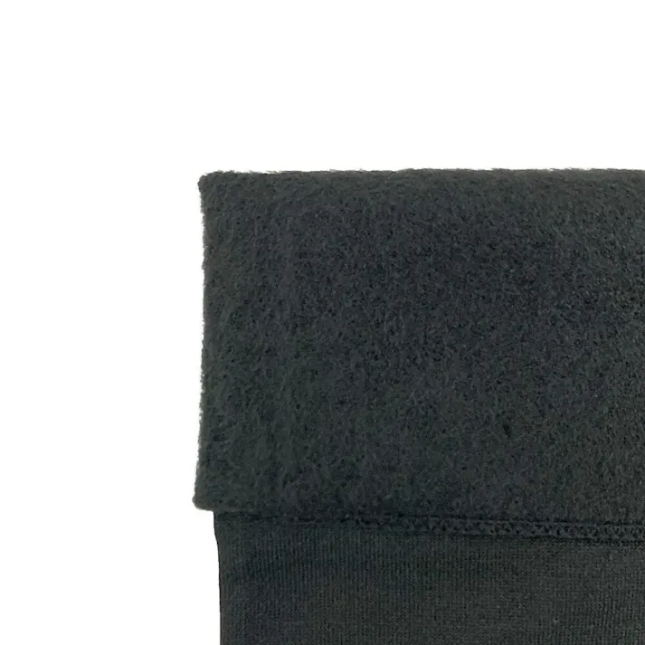 暖かい裏起毛 薄手ハラマキ 黒 M 1枚入