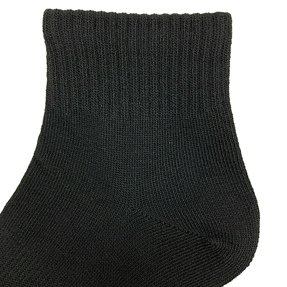 婦人ソックス アンクルソックス 黒 3足組 23-25cm | 作業着・作業服