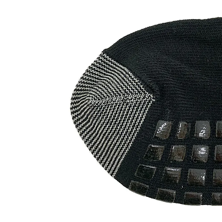 暖極無双 吸湿発熱補強ソックス 先丸 滑り止め付き 25.0cm-27.0cm 2足組