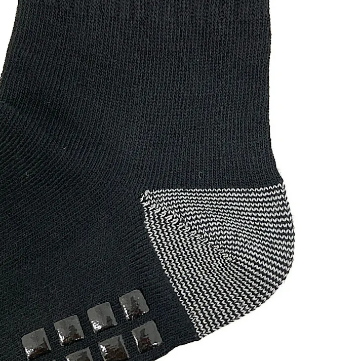 暖極無双 吸湿発熱補強ソックス 先丸 滑り止め付き 25.0cm-27.0cm 2足組