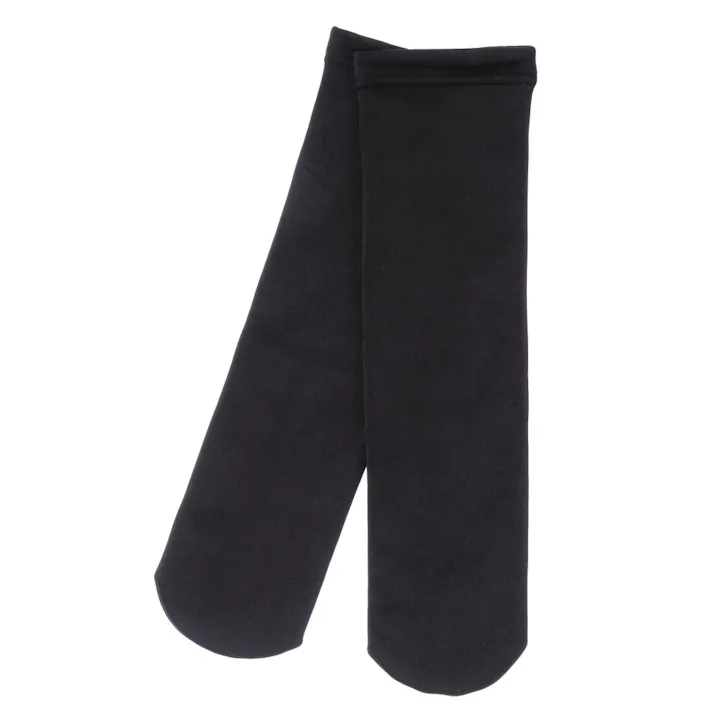 毛布みたいな温かさ しっかり防寒 ソックス 黒 フリーサイズ