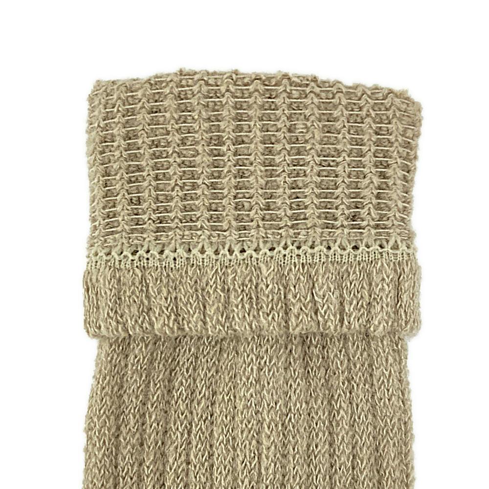 もちふわモヘアタッチ レッグウォーマー ベージュ フリーサイズ | 作業