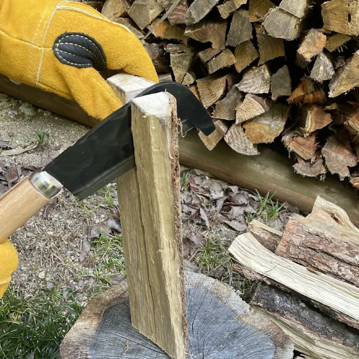 アウトドア用エビ鉈 ロープ付き【別送品】