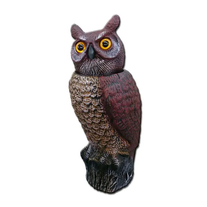 愛農 鳥追い 首ふりフクロウ【別送品】