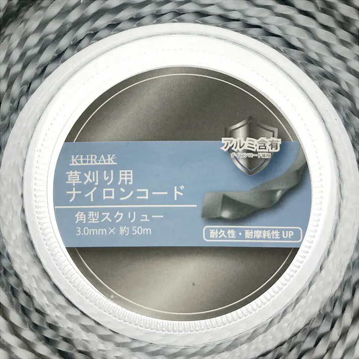 ナイロンコード角型スクリュー 3.0mm×50m