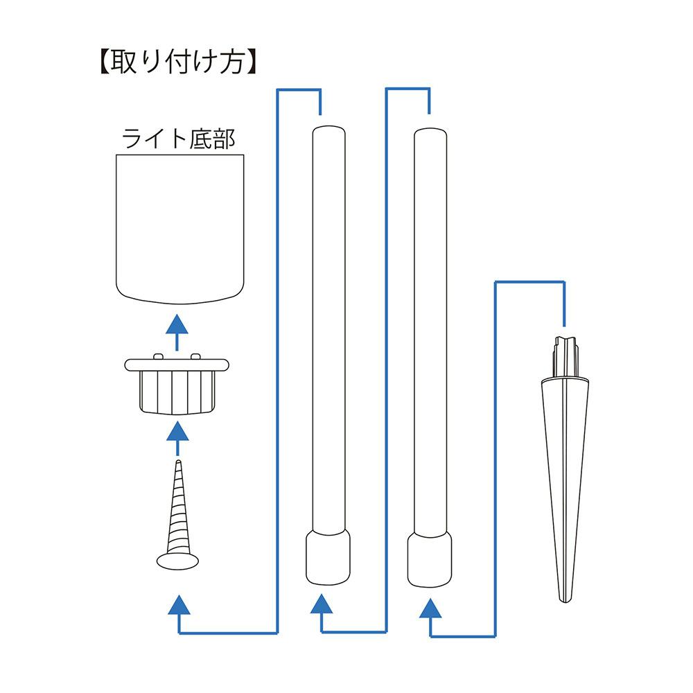 FKN 防獣ライト用連結支柱 | 防獣・駆除・忌避 通販