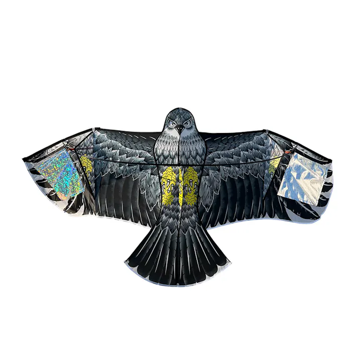 反射シート付カイト鷹 黒鷹