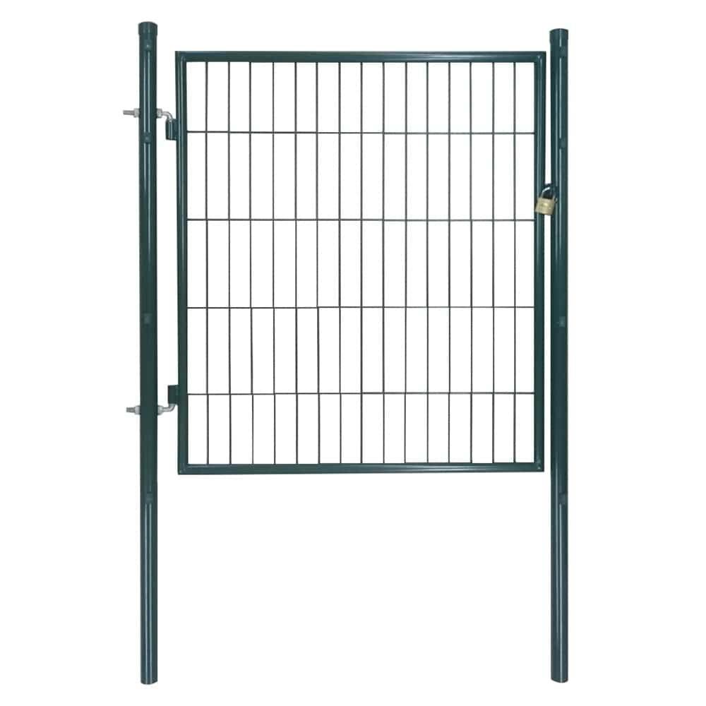 フェンス用扉 (出入口) 角扉支柱セット 1m | 農業資材・薬品 