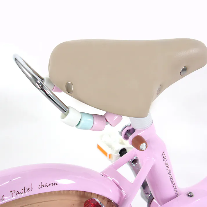 【自転車】パステルチャーム4 18インチ マカロンピンク