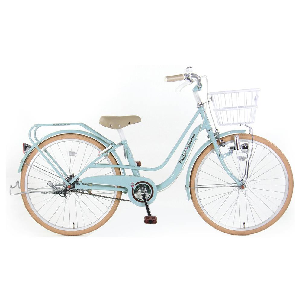 自転車】25年モデル パステルチャーム4 20インチ マカロングリーン