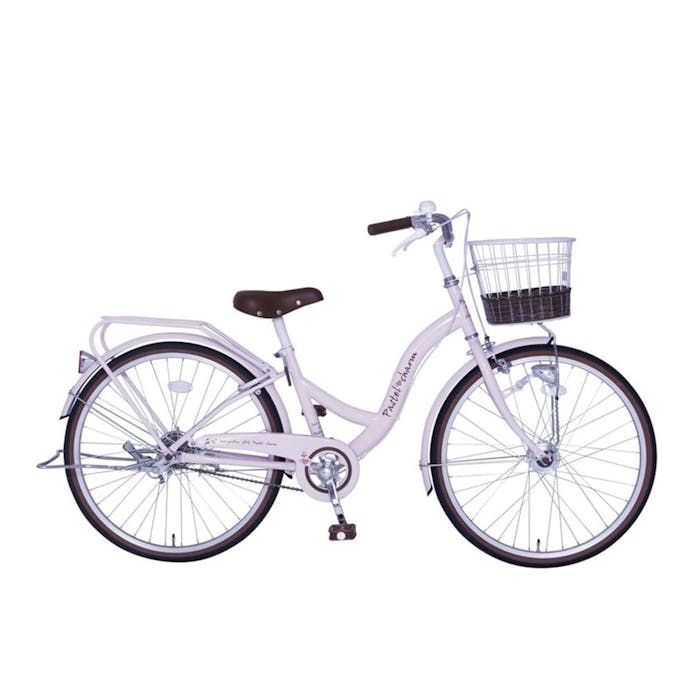 【自転車】《玉越工業》パステルチャーム 22インチ オートライト ピンク(販売終了)