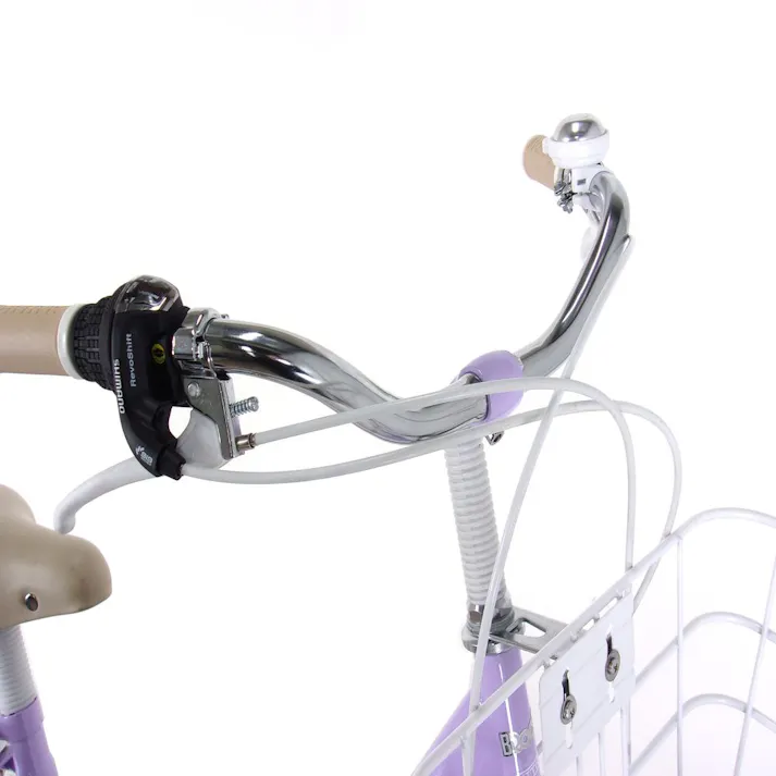 【自転車】ブルックリン 6S 22インチ 外装6段 パープル