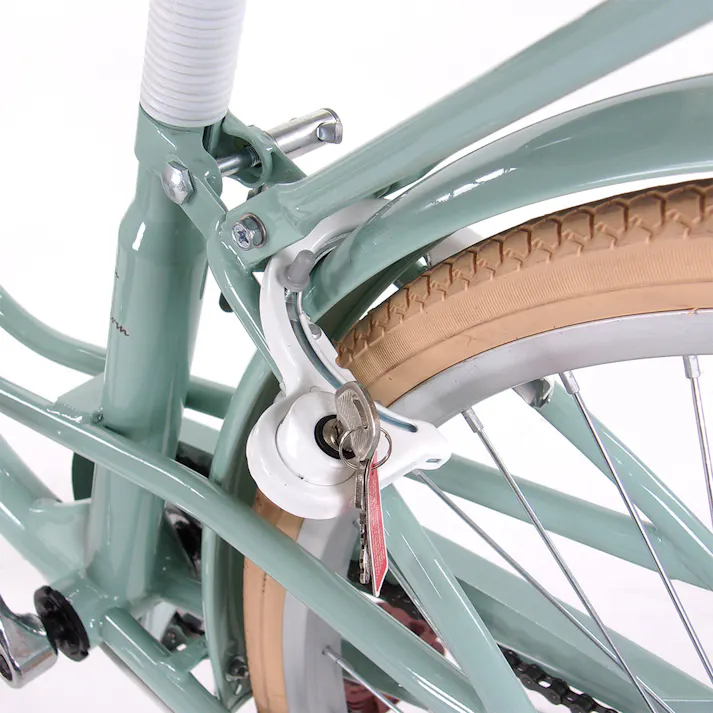 【自転車】パステルチャーム4 22インチ メロングリーン