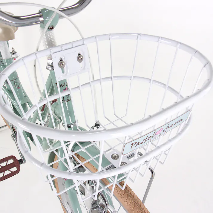 【自転車】パステルチャーム4 22インチ メロングリーン