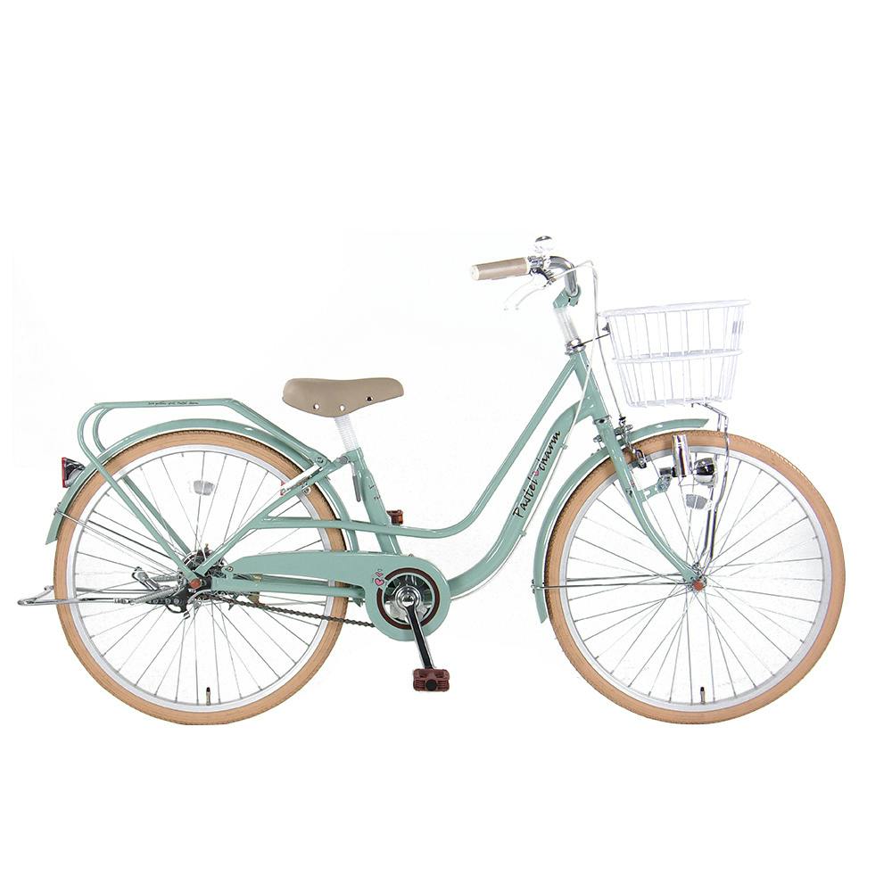 自転車】パステルチャーム4 22インチ メロングリーン | 子供用自転車