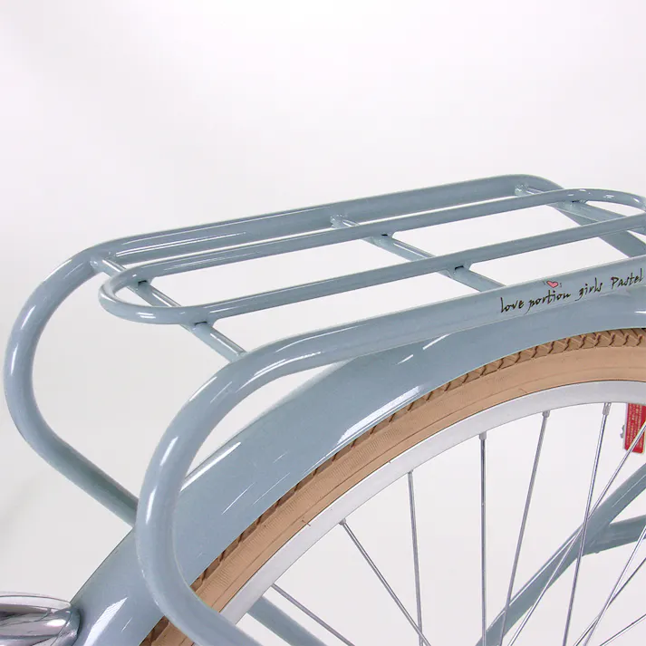 【自転車】パステルチャーム4 22インチ スカイブルー