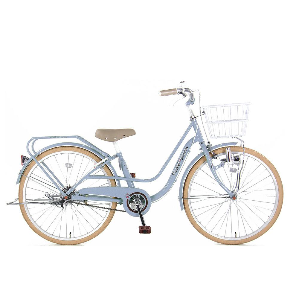自転車】パステルチャーム4 22インチ スカイブルー | 子供用自転車