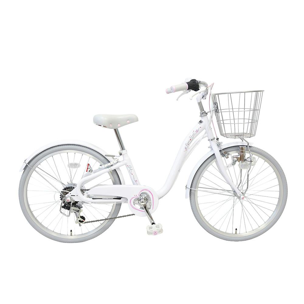 自転車】26年モデル ルナハート 22インチ G6 ホワイト | 子供用自転車