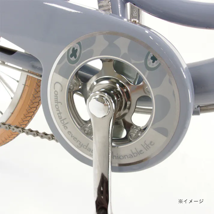 【自転車】ブルックリン 24インチ 外装6段変速 パープル