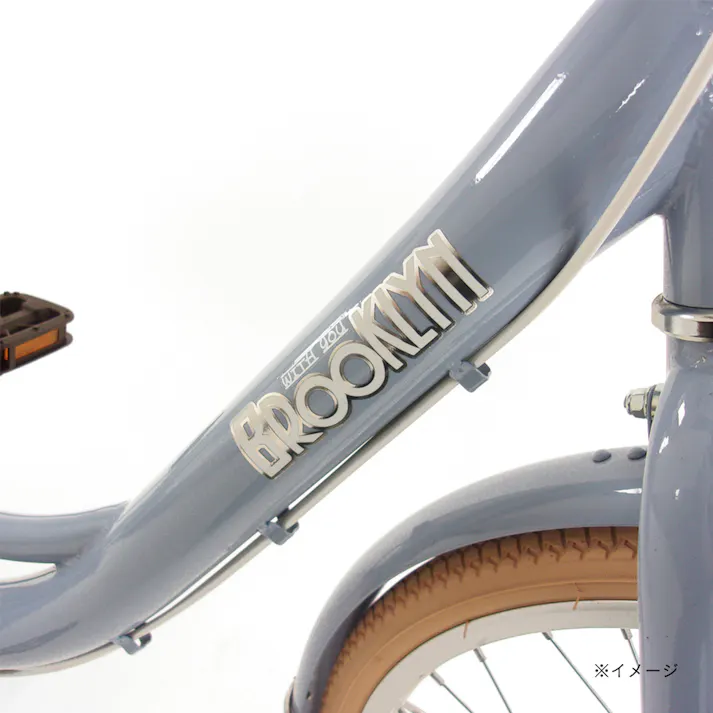 【自転車】ブルックリン 24インチ 外装6段変速 パープル
