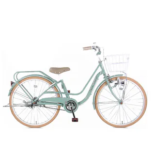 【自転車】パステルチャーム4 24インチ メロングリーン