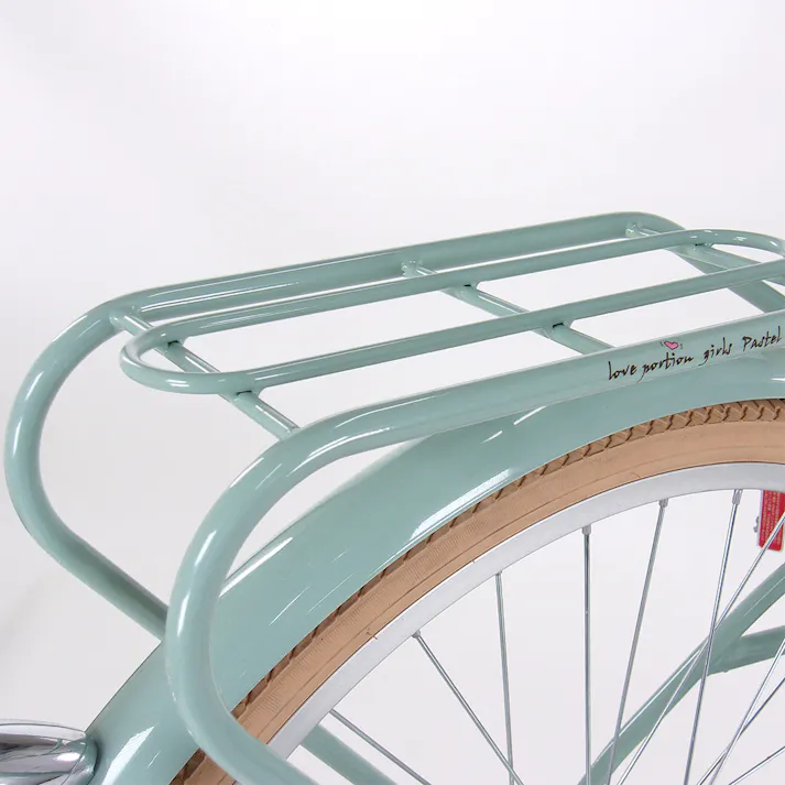 【自転車】パステルチャーム4 24インチ メロングリーン
