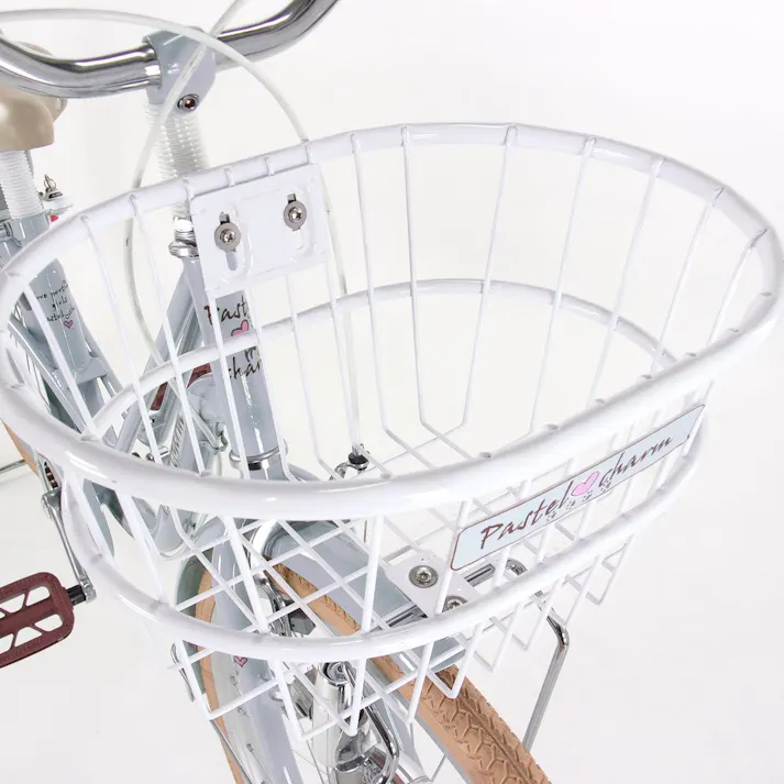 【自転車】パステルチャーム4 24インチ スカイブルー