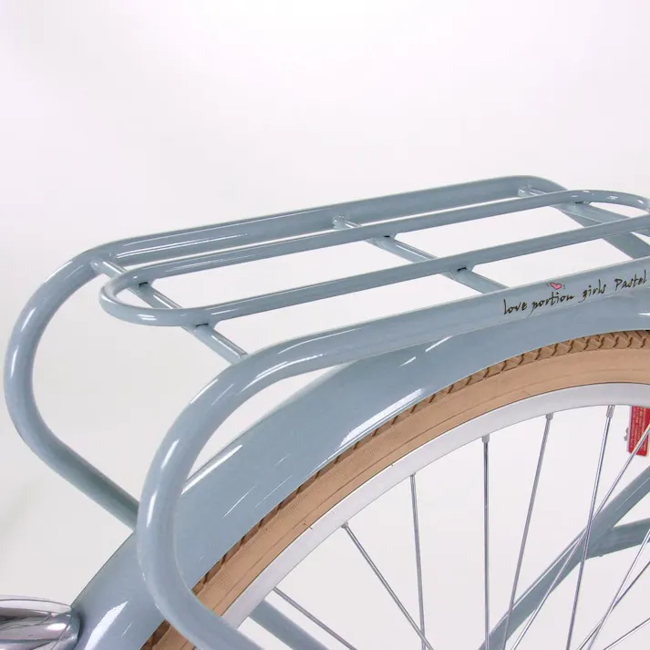 【自転車】パステルチャーム4 24インチ スカイブルー