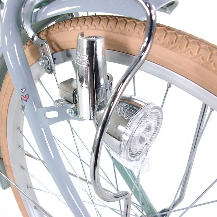 【自転車】パステルチャーム4 24インチ スカイブルー