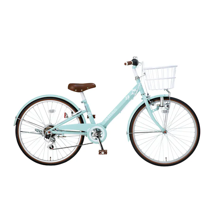 【自転車】25年モデル 子供用自転車 マハロジュニア5th 24インチ 外装6段 グリーン