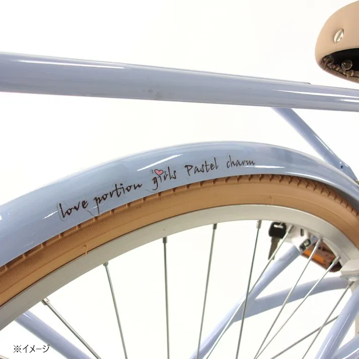 【自転車】25年モデル パステルチャーム4 24インチ マカロングリーン