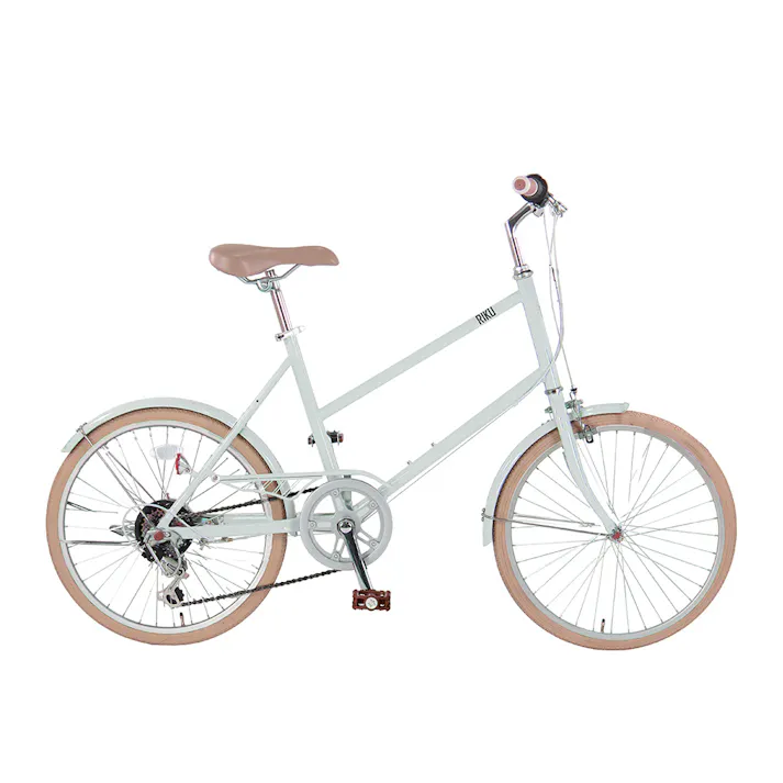 【自転車】小径車 RIKU リク G6 20インチ ホワイト