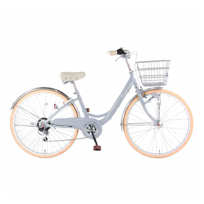 【自転車】ブルックリンB6S 26 外装6段変速 ブルーグレー