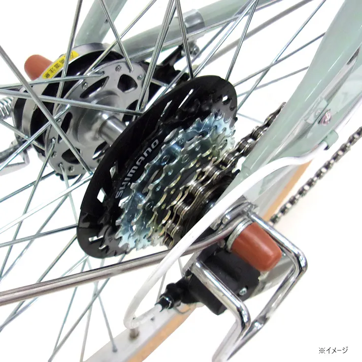 【自転車】ブルックリンB6S 26 外装6段変速 ブルーグレー