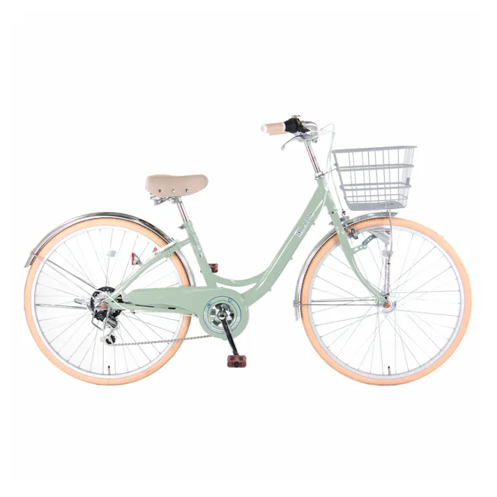 【自転車】ブルックリンB6S 26 外装6段変速 グリーン