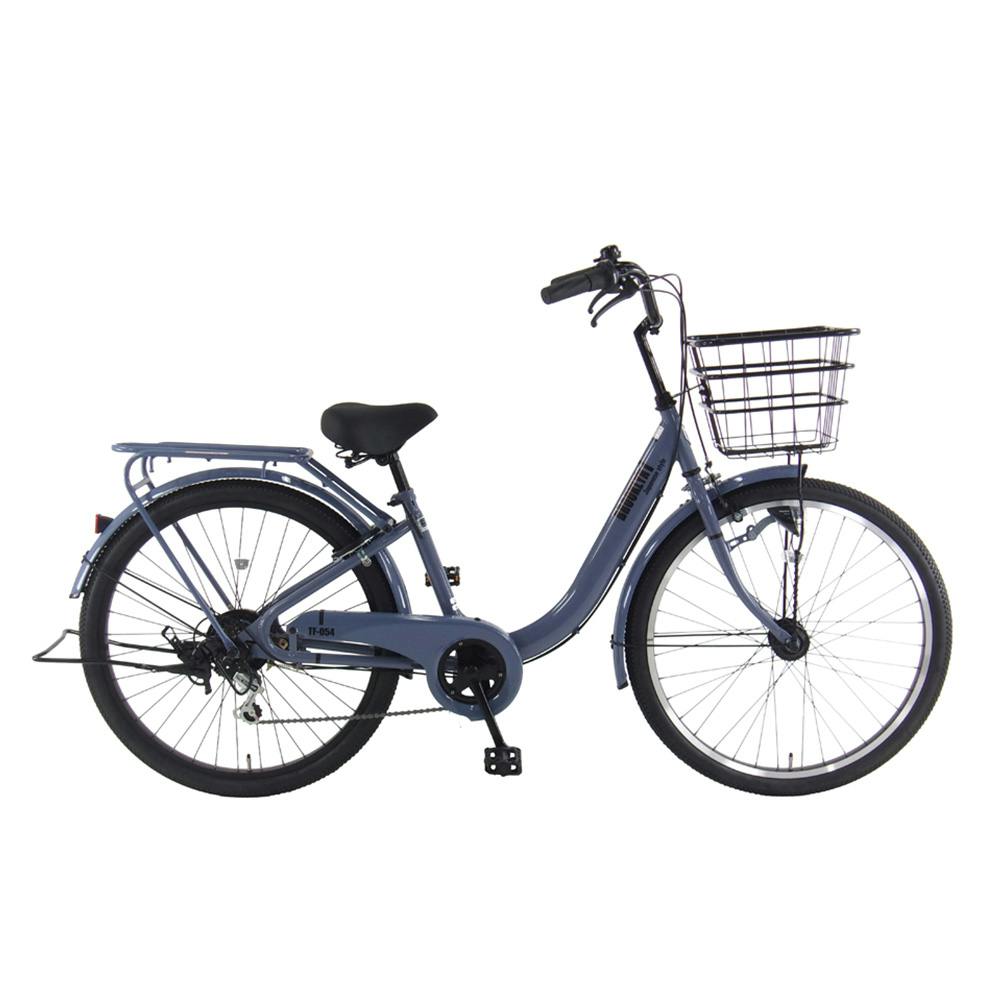 自転車】26年モデル ブルックリン 26インチ 外装6段 FTG6 アイアン
