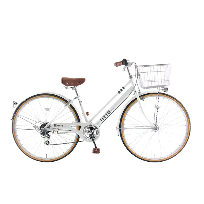【自転車】26年モデル ティトプラス G6 26インチ 外装6段 ホワイト