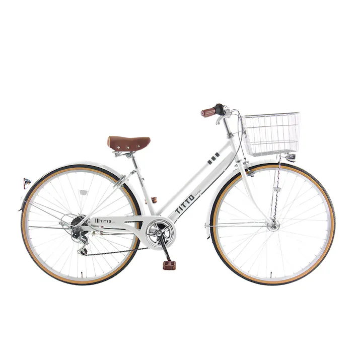 【自転車】26年モデル ティトプラス G6 26インチ 外装6段 ホワイト
