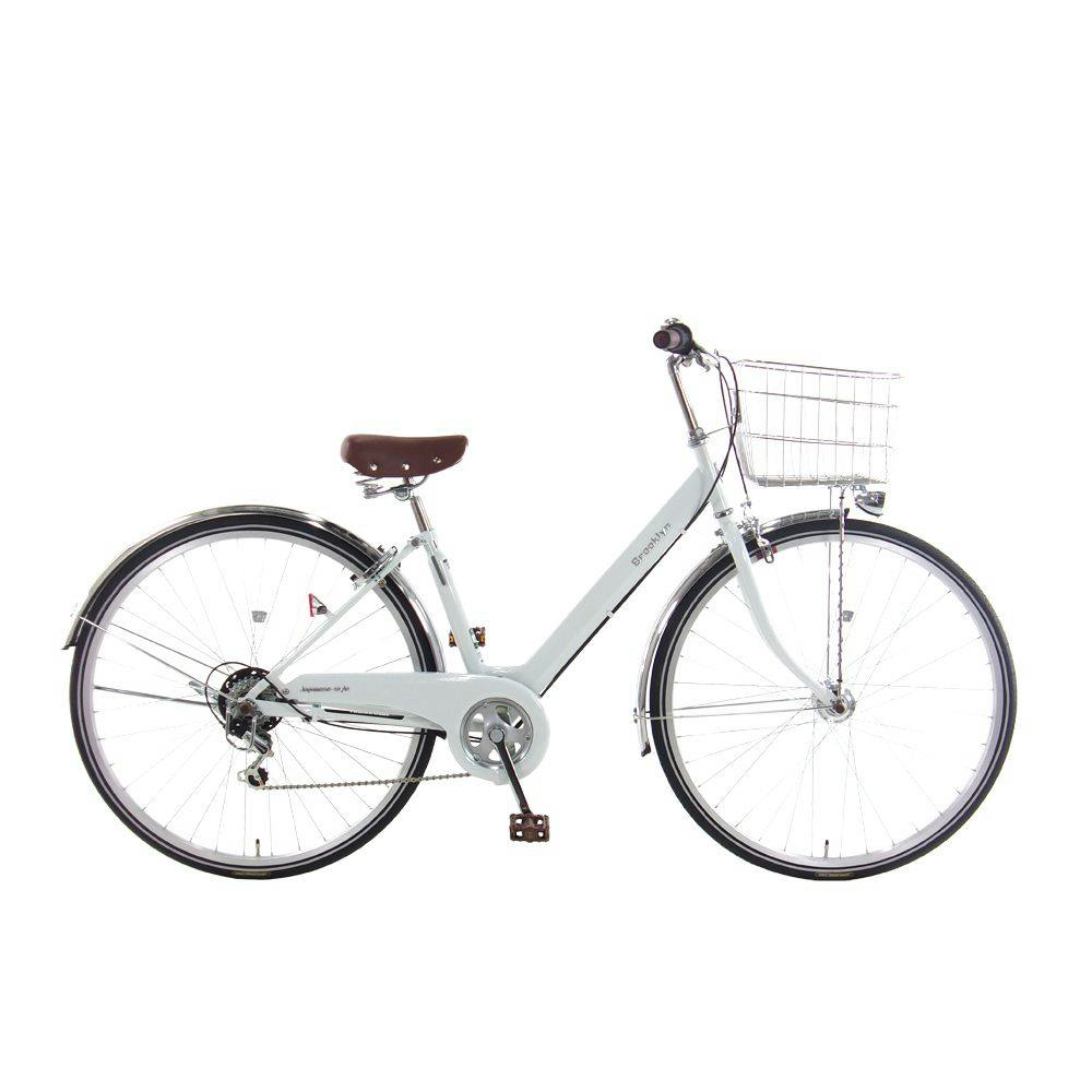 【自転車】ブルックリンシティG6HD 27インチ ホワイト