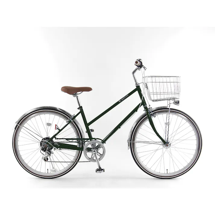 【自転車】ブルックリンシティG6HD 27インチ グリーン