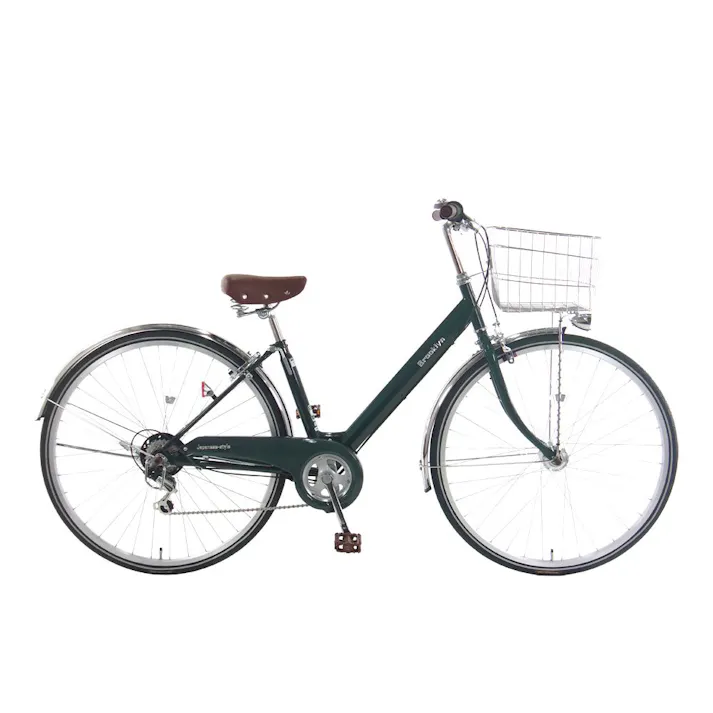 【自転車】ブルックリンシティG6HD 27インチ グリーン