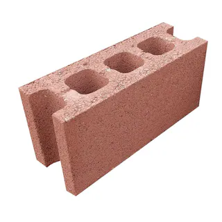ミニブロック レッド 290×140×100ミリ